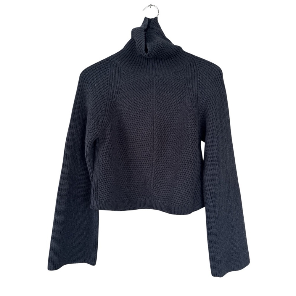 Maeve Anthropologie Black Turtleneck Sweater Size Small